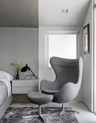 Bedroom with armchair design