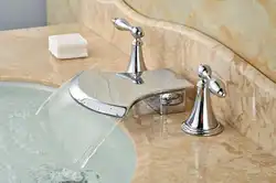 Vanna və lavabo üçün tək dizaynlı kran