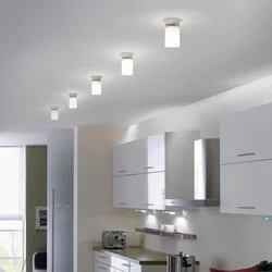 Suspended Ceiling With Lighting In The Kitchen Photo