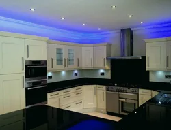 Подвесной Потолок С Подсветкой На Кухне Фото