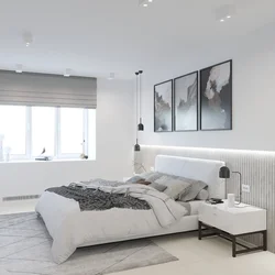 Interiors with white bedroom set