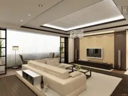 Z shaped living room design