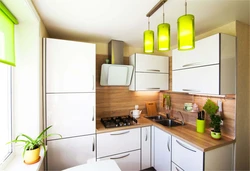 Interior of a modern small kitchen