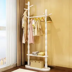 Floor hanger in the bedroom interior