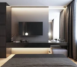 Фото мебели для спальни с телевизором
