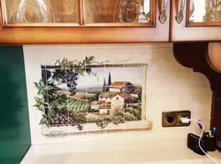 Панно на стену для кухни фото в интерьере
