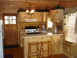 Дизайн на даче в доме кухня