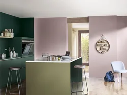 What color suits the kitchen wall photo