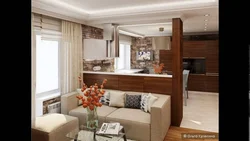 Kitchen living room design furniture arrangement