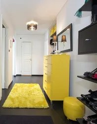 Yellow Hallway Interior Photo