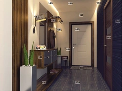 Photo of the hallway in a 3-room apartment