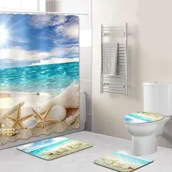 Дизайн ванной комнаты с ракушками