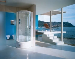 Bathroom Design With Jacuzzi And Shower