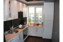 Kitchen design in panel photo