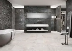 Матовая плитка в интерьере ванной