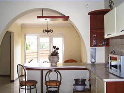 Arch in the kitchen photo ideas