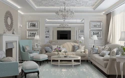 Neoclassical Living Room Real Photos