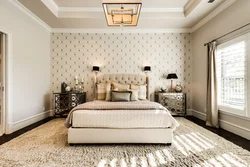 Modern bedroom interior design wallpaper