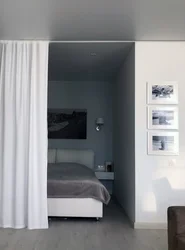 Bedroom in a niche photo