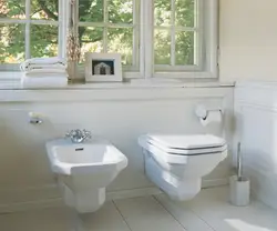 Photo of bidet and toilet in the bathroom