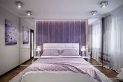 Сочетание сиреневого цвета в интерьере спальни фото