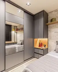 Interior design wardrobes in the bedroom