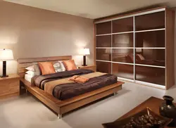 Интерьер дизайн шкафы купе в спальне