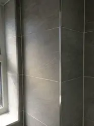Уголки на плитке в ванной фото