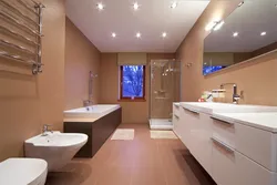 Кварцты винил плиткалары бар ванна бөлмесінің фото дизайны