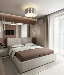 Bedroom design 16 m with balcony
