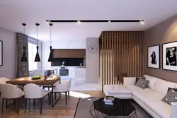 Studio Living Room Design In Apartment