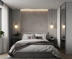 Modern bedroom wall design