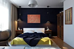 Small Bedroom Design In Dark Colors