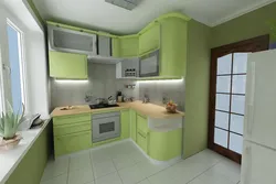 Kitchen design 3 5 sq.m.