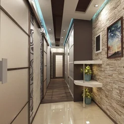 Modern long hallway design