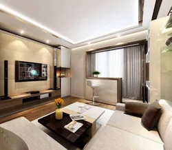 Living room interior 24 meters