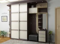 Facades built-in wardrobes in the hallway photo