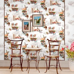 Vinyl wallpaper for the kitchen washable photo