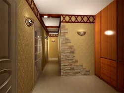 Koridorun dekorativ dizaynı