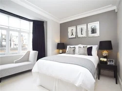 Bedroom Design Gray White Furniture