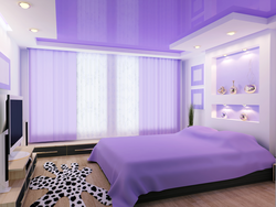 Glossy bedroom design