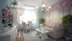 Delicate living room design