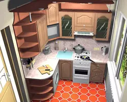Как расположить кухонный гарнитур в маленькой кухне фото