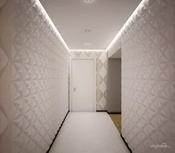 3D panels in the hallway photo