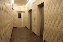 Koridordakı 3D panellər fotoşəkili