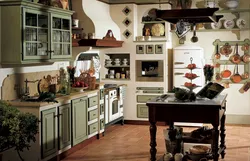 Small country kitchen interior