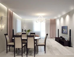 Мебель цвета капучино в интерьере гостиной фото