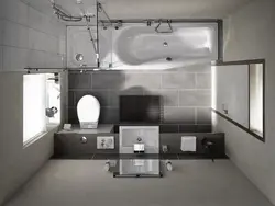 10 ш.м терезесі бар ванна бөлмесінің дизайны