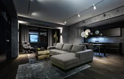 Men's living room interior