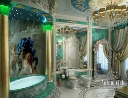 Дизайн ванной комнаты барокко